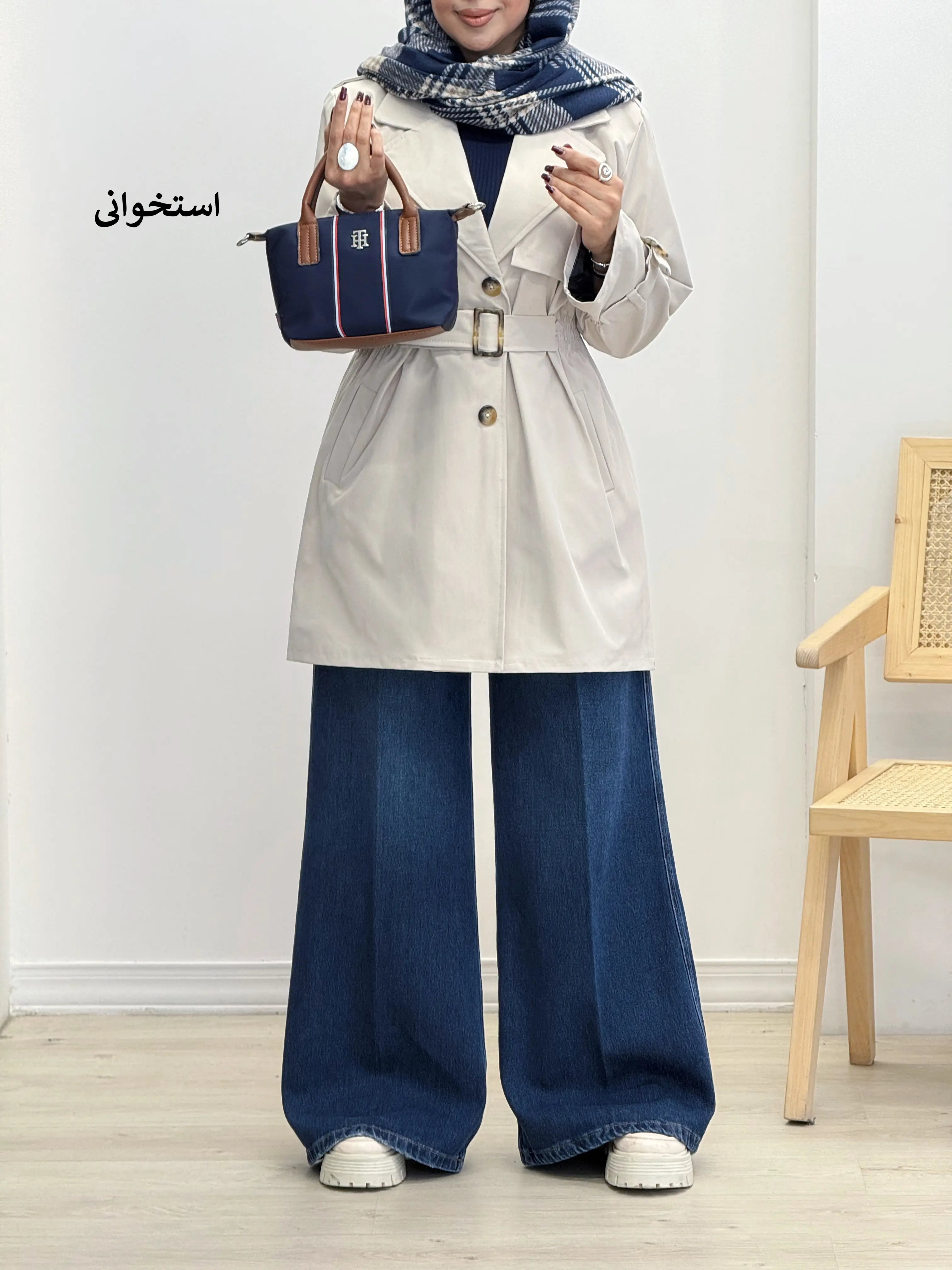 7327-بارونی آستر دار شیکان